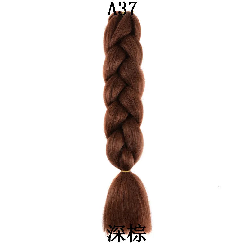Synthetic 24 Inch 100g Braiding Hair Extensions