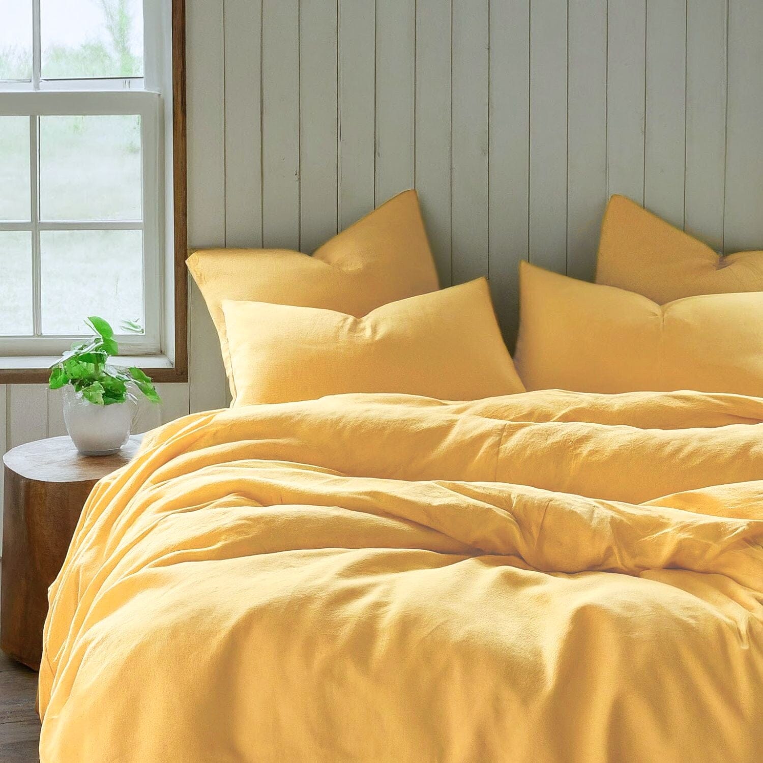 Tache Sunny Yellow Duvet Cover Set (404-YS-DS)