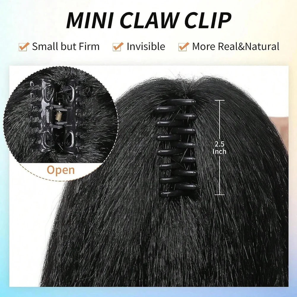 Yaki Claw Clip Hair Extensions for Black Women