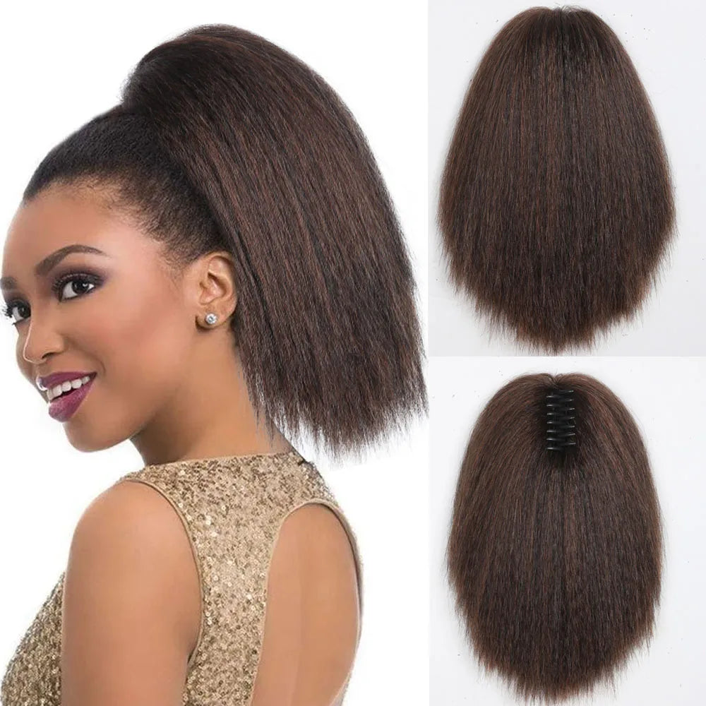 Yaki Claw Clip Hair Extensions for Black Women