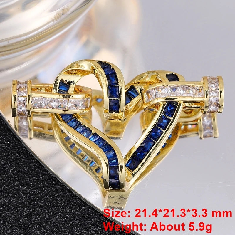 Juya18K Gold Silver Plated Decorative Connector Lock Fasteners Hooks Clasps For DIY Beadwork Beads Crystal Pearls Jewelry Making