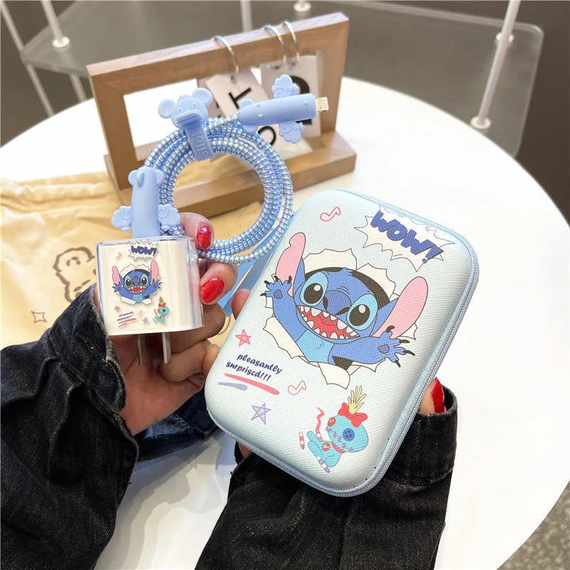 Cartoon Cable Protector for iPhone / iPad 18W/20W Charger Case Cable Organizer Phone Wire Organizer Accessories Cable Management