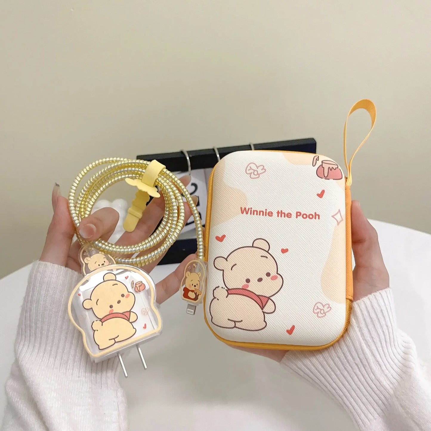 Cartoon Cable Protector for iPhone / iPad 18W/20W Charger Case Cable Organizer Phone Wire Organizer Accessories Cable Management