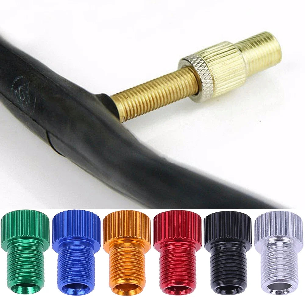 4/8Pcs Presta To Schrader Bike Valve Adapter Bicycle Tire French Valve Adapters Cycling Pump Air Nozzle Tube Tool Accessories