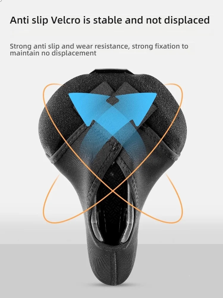 TOSUOD Ultra-Soft Mountain Bike Silicone Thickened Waterproof Road Bike Seat Cover Accessories