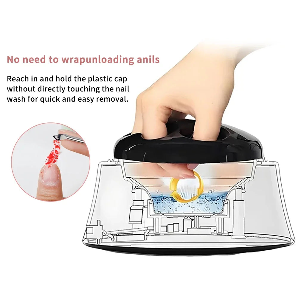 36W Professional Nail Debonding Steamer Fast Debonding Tool Steam High-Temperature Nail Polish Remover Suitable For Salons
