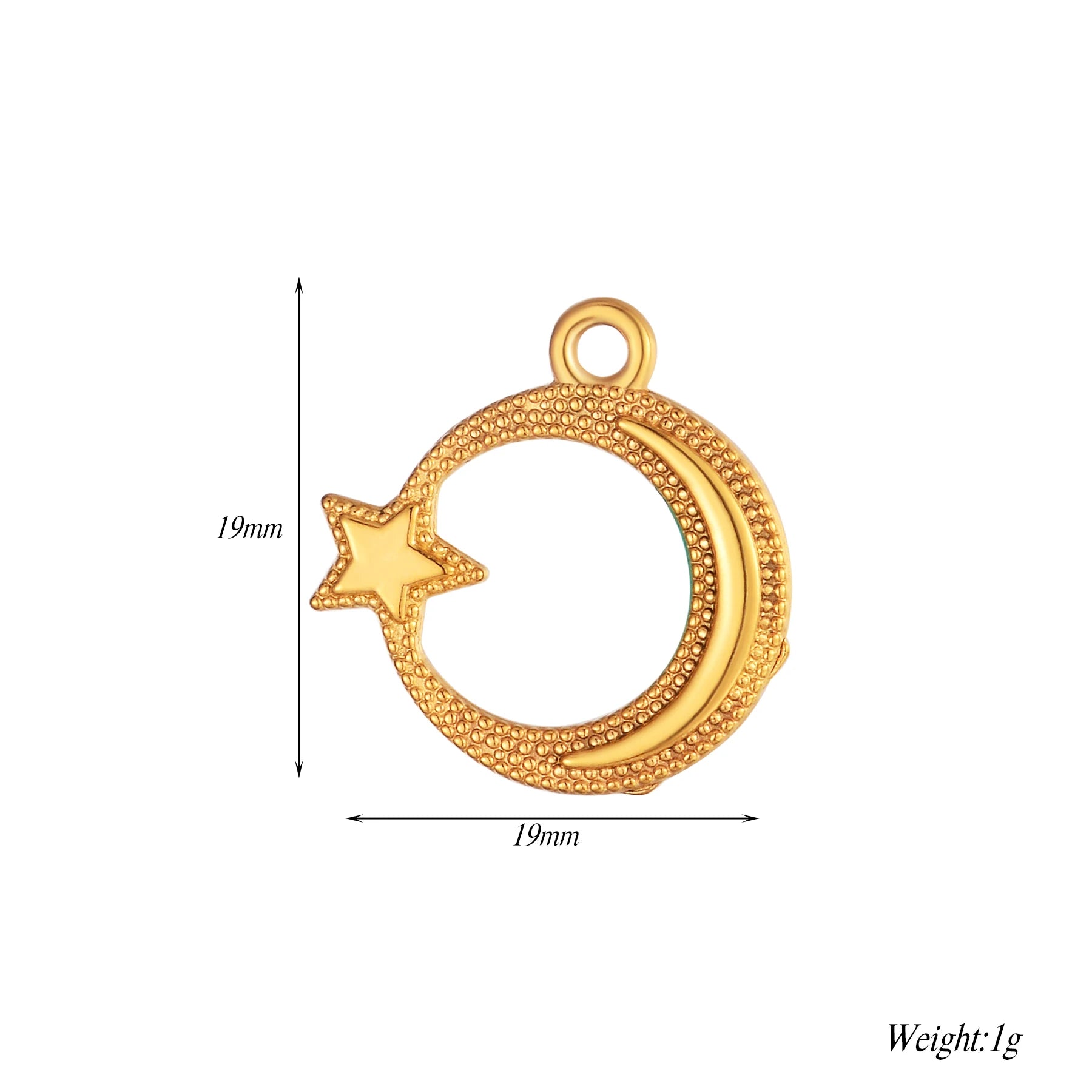 2Pcs DIY Fashion Charm Star Moon Unicorn Bear DIY Jewelry Making Supplie Stainless Steel Necklace Earring Bracelet Pendants