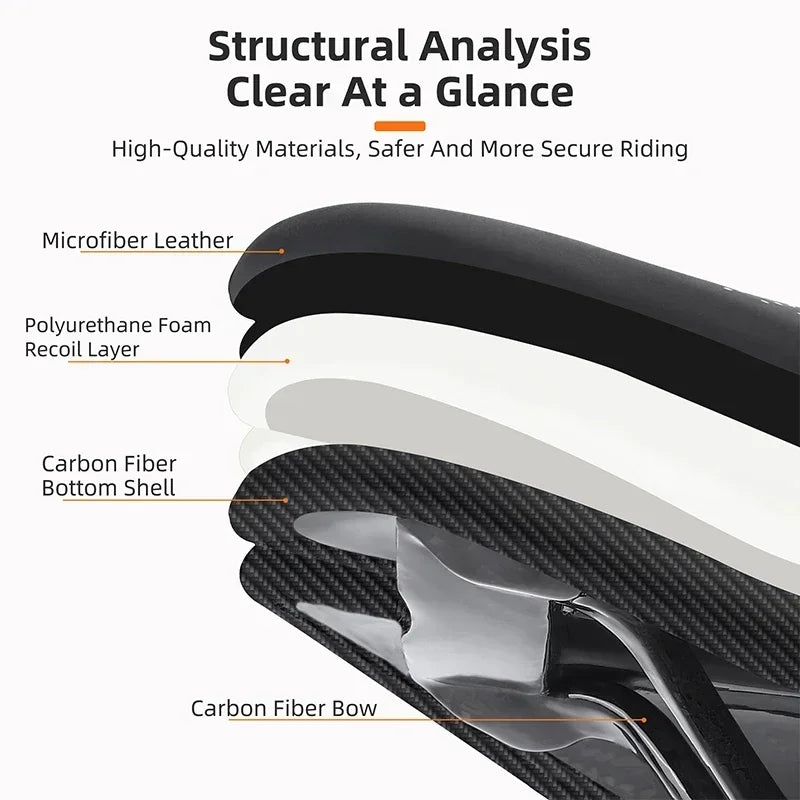 WEST BIKING Cycling Pads Saddle Pad Wholesale Products Carbon Fiber Import Parts Bicycle Accessories Bike Saddle Cushion
