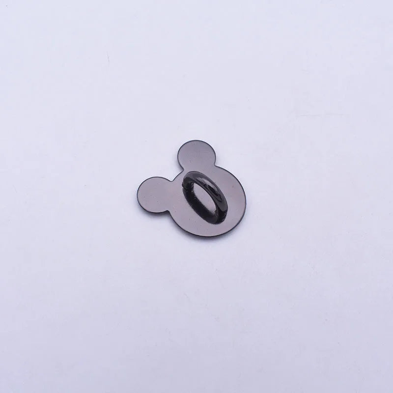 New 1Pc Self Adhesive Metal Heart Phone Charm Holder Mobile Phone Case Finger Ring Stand Hooks Buckle Charms Clasp Accessories