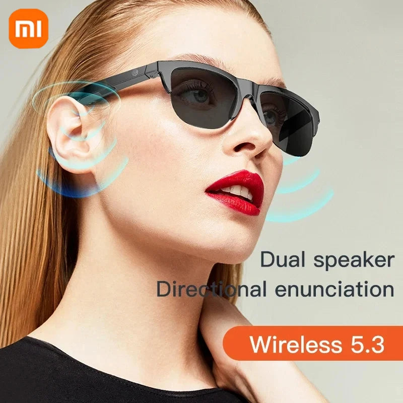 Xiaomi Smart Sunglasses Glasses Bluetooth5.3 Call Outdoor Sports Headphones HIFI Blue Light Waterproof Anti-UV For Men Women