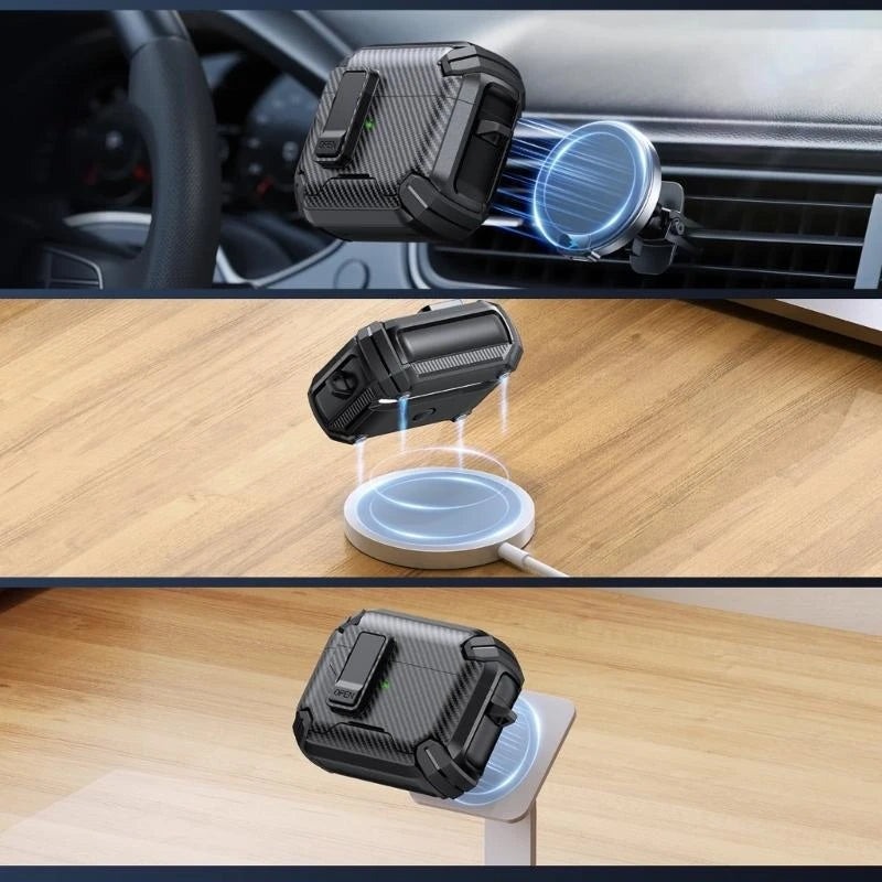 Anti Slip Phone Stand Wireless Charging Earphone Box for Pods 3rd Gen Case F19E