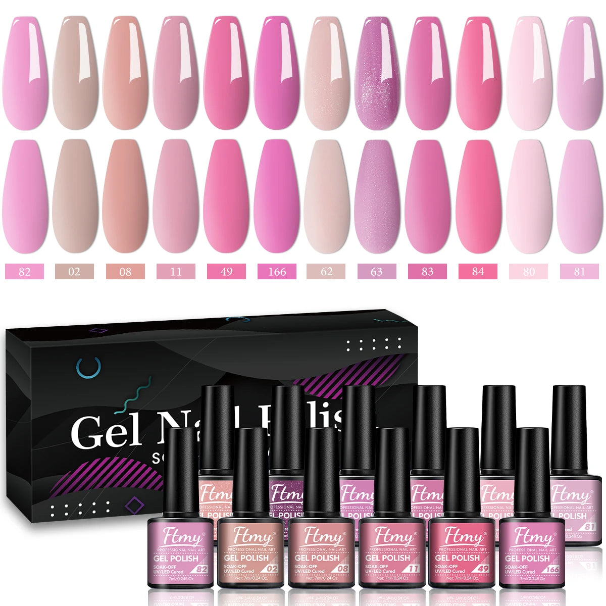 12 colors --- nail gel new product set high saturation color gel firm and durable nail gel is necessary for salon nail DIY nail