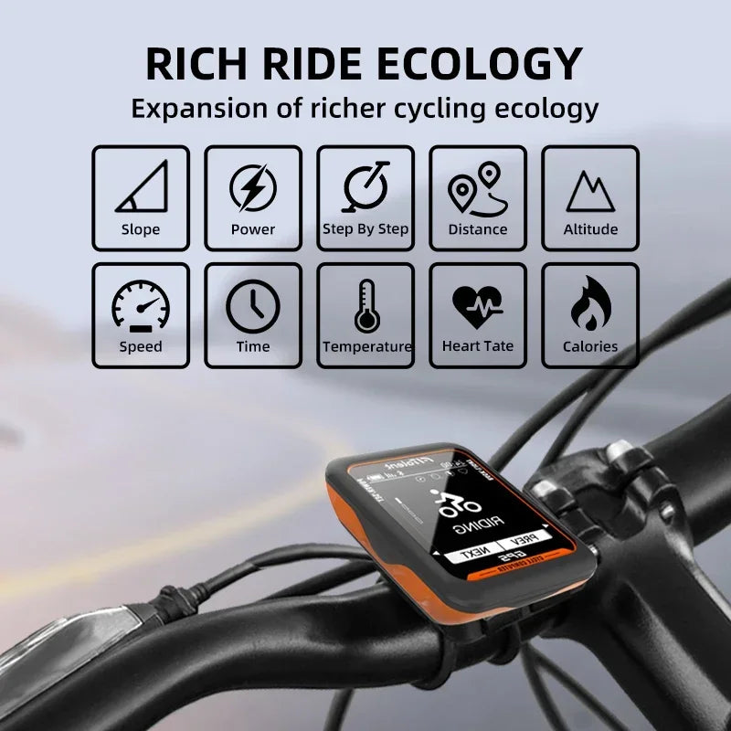 2025/Bicycle Accessories Universal Bicycle Computer Gps Navigation Cycle Speedometer For Bike
