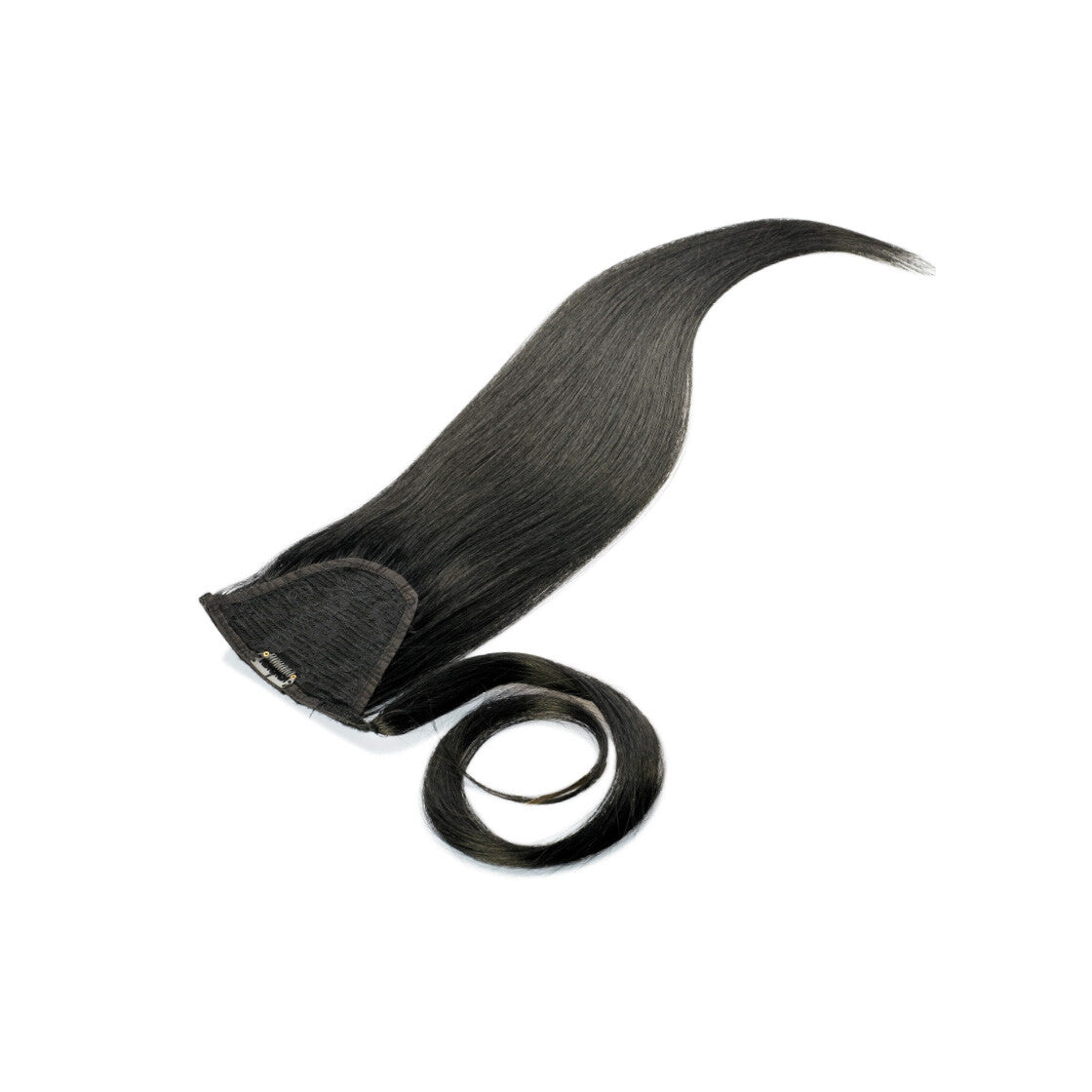 Ponytail Extension 16" Black #1