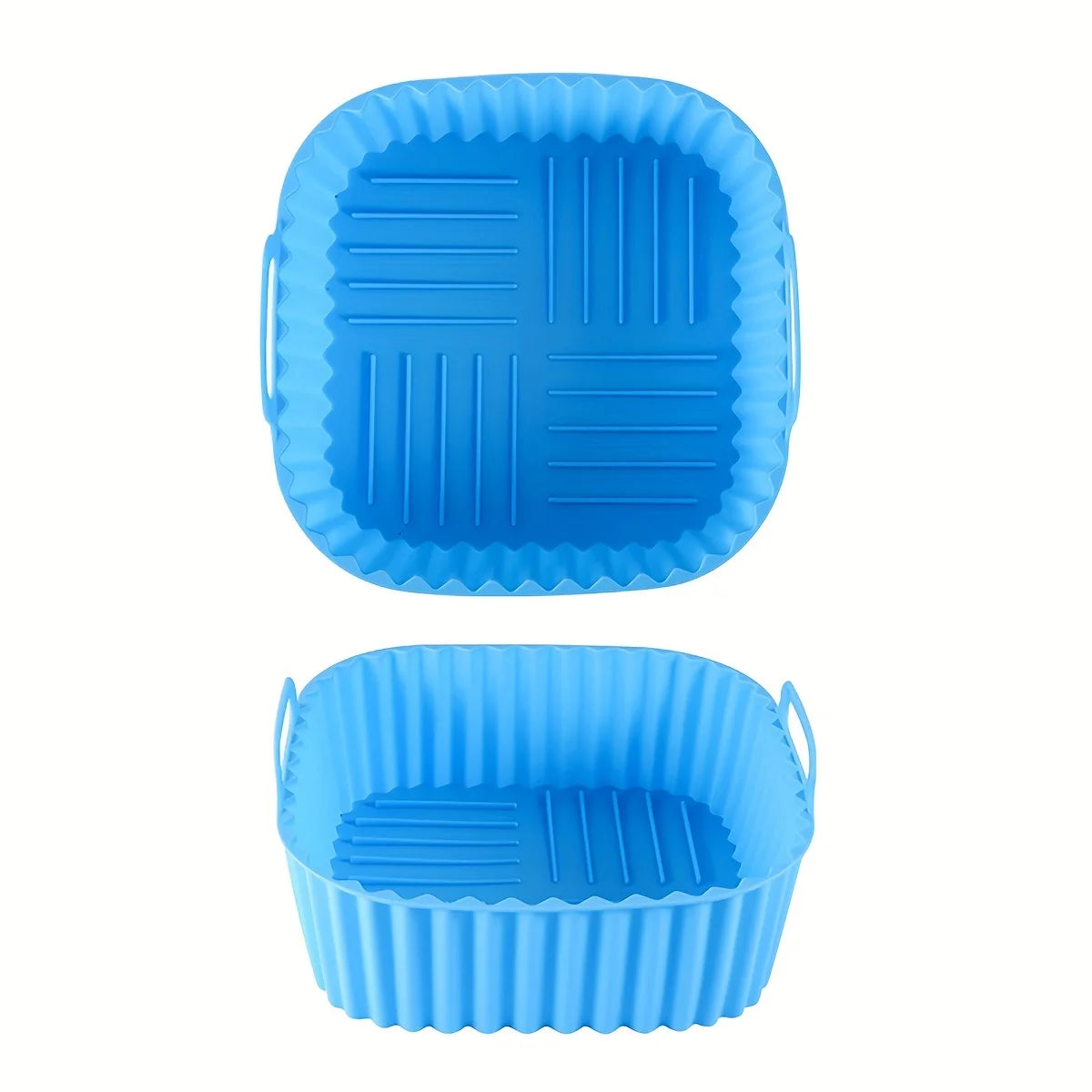 1 square silicone air fryer liner is reusable and can be used for dishwasher cleaning, ovens, baking tools, and kitchen gadgets
