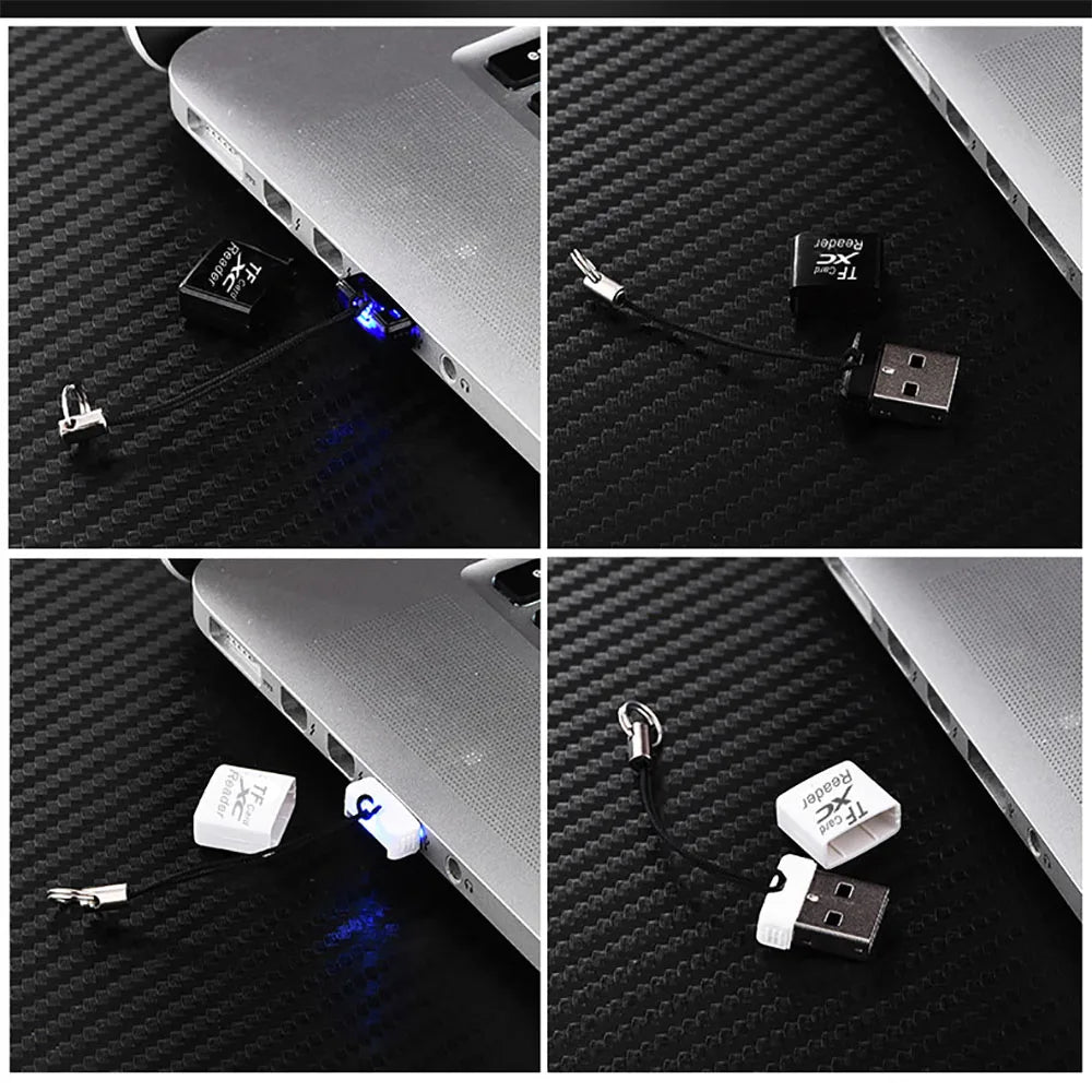Mini USB TF Card Reader USB 2.0 Mobile Phone Memory Card Reader High Speed CardReader USB Flash Adapter For Laptop Accessories