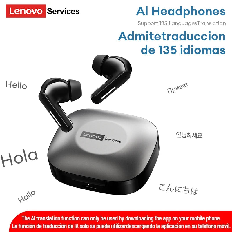 2026 Lenovo Original LE209 Wireless Earphones TWS Bluetooth 6.0 In Ear Earbuds Long Battery Life Earphones Mic Stereo ENC Noise