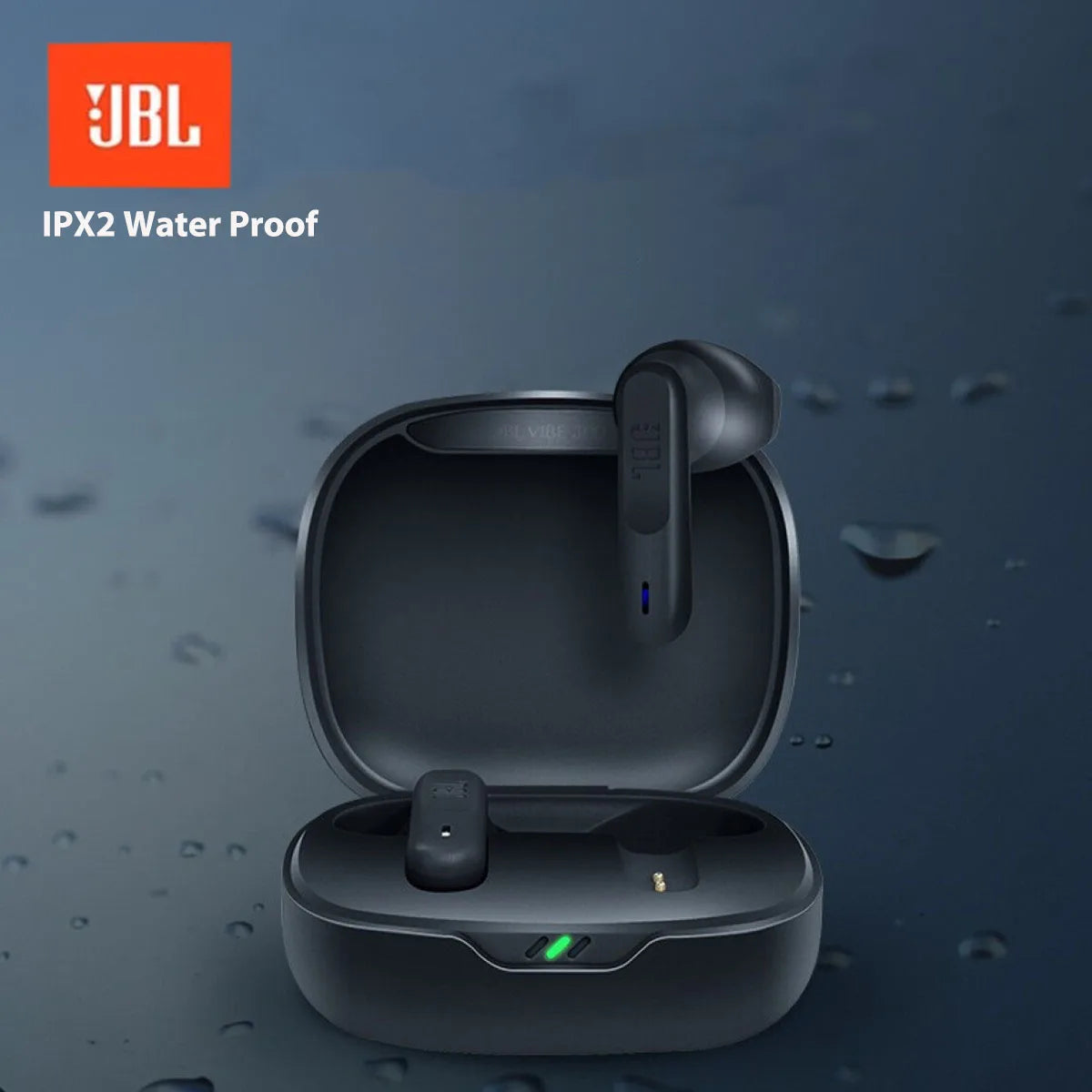 JBL WAVE 300TWS Authentic Original Wireless Bluetooth Semi-in-ear Headphone Dual-sided Stereo IPX4 Water Proof Long Battery Life