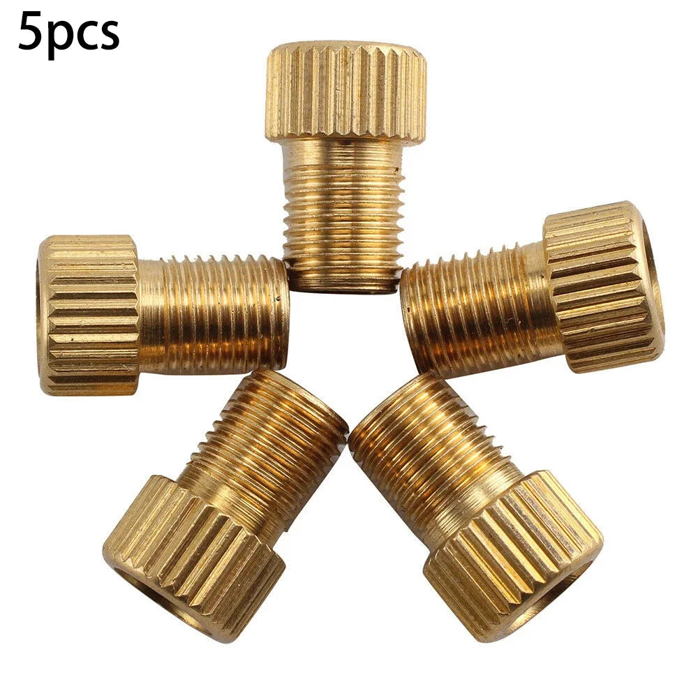 5/10PCS Bicycle Valve Adapter Dv Sv For French To Dunlop Car Valve Car Pump Bike Valve Adapters Accessories