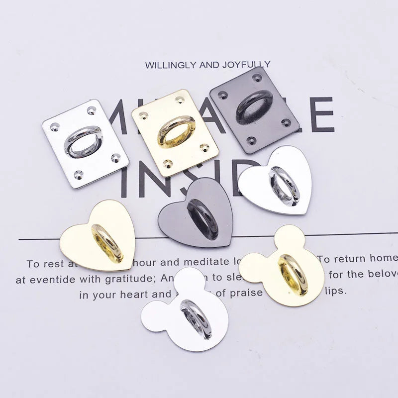 New 1Pc Self Adhesive Metal Heart Phone Charm Holder Mobile Phone Case Finger Ring Stand Hooks Buckle Charms Clasp Accessories