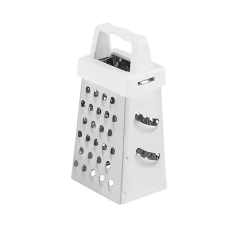 Stainless Steel Mini Four-Sided Grater Planer Multipurpose Vegetables Cutter 4 Sided Blades Household Box Grater Container