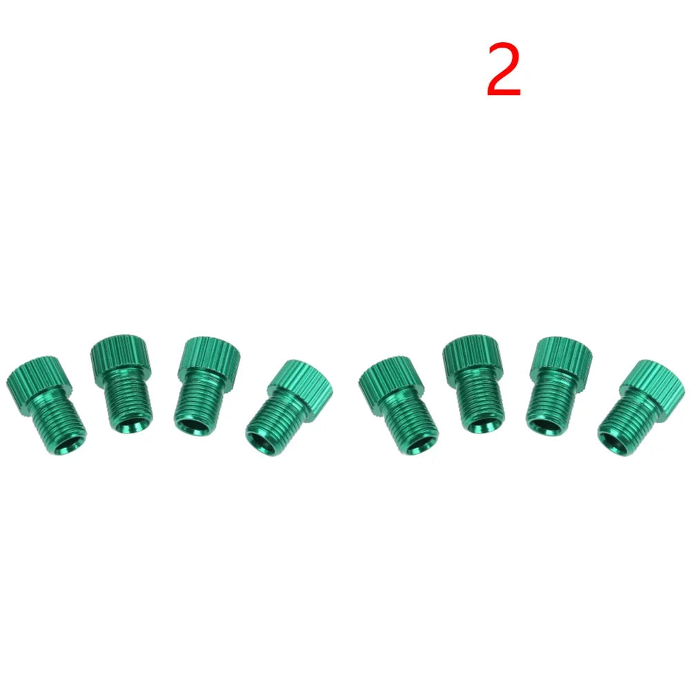 4/8Pcs Presta To Schrader Bike Valve Adapter Bicycle Tire French Valve Adapters Cycling Pump Air Nozzle Tube Tool Accessories