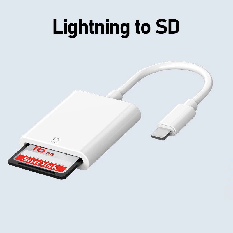 OTG Adapter HDMI 3 5 mm Jack SD TF Lightning USB-C HUB Docking Station for iPhone Mobile iPad Tablet MacBook Laptop Accessories