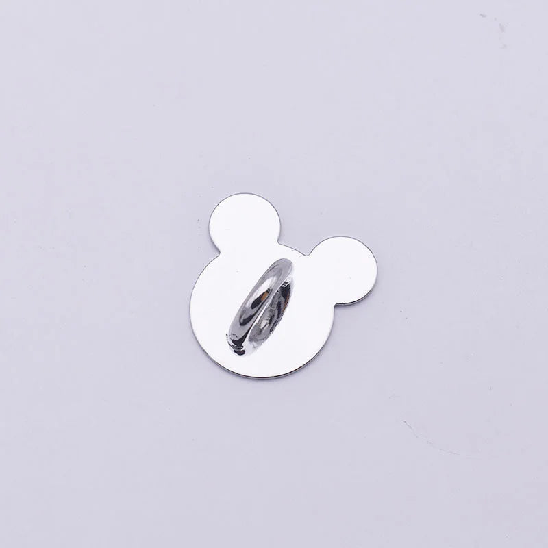 New 1Pc Self Adhesive Metal Heart Phone Charm Holder Mobile Phone Case Finger Ring Stand Hooks Buckle Charms Clasp Accessories
