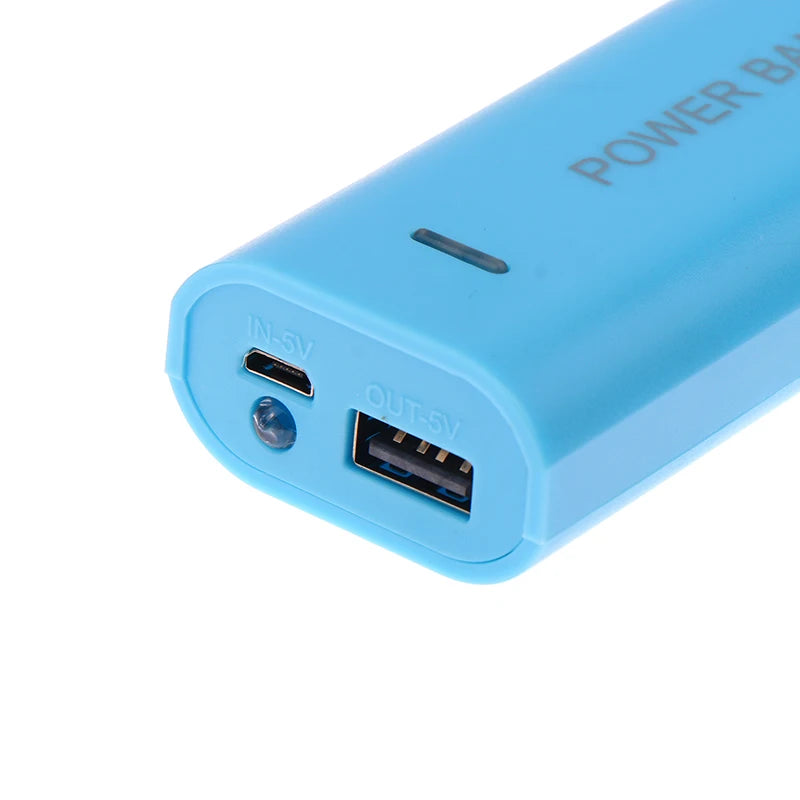 Replaceable Power Bank Case DIY 2Cell 18650 Battery Box For Smart Phone Charge 5V 1A For 18650 Battery With Indicator Light