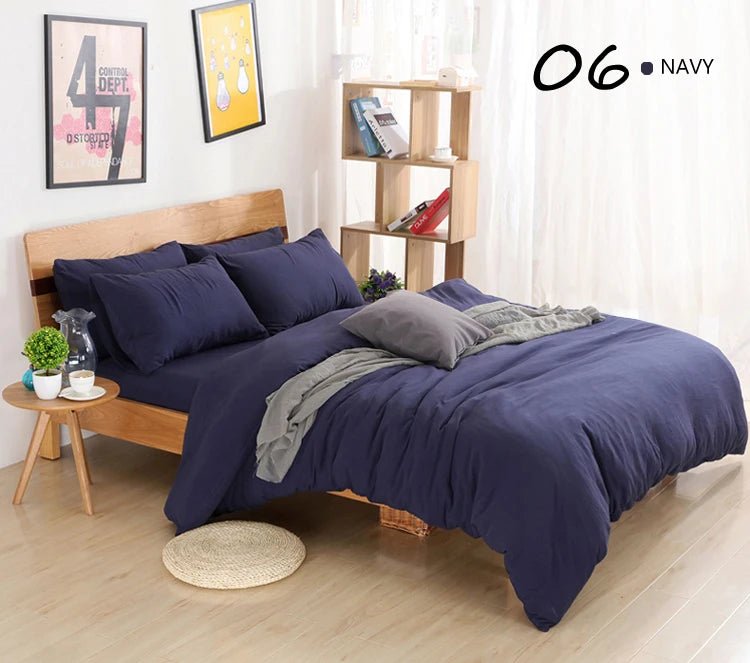 Black Bedding Russia Euro Family Size Duvet Cover set Bedding Sets Custom Size Bedclothes Single Queen Double Super King