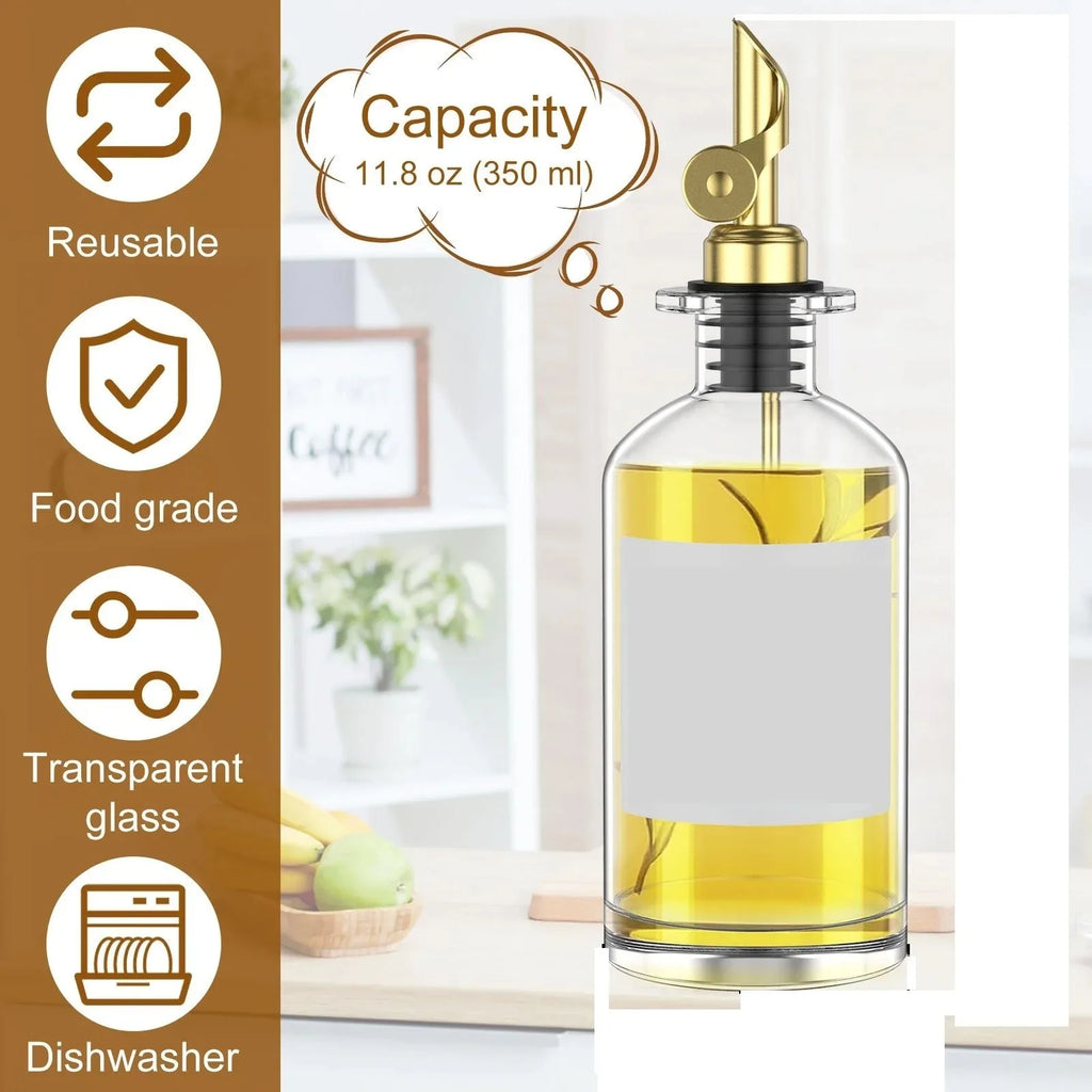 Kitchen Stuff Kitchen Gadgets Supplies 1PC Glass Olive Oil Dispenser Bottle Seasoning Bottle Vinegar Bottle Condiment Container