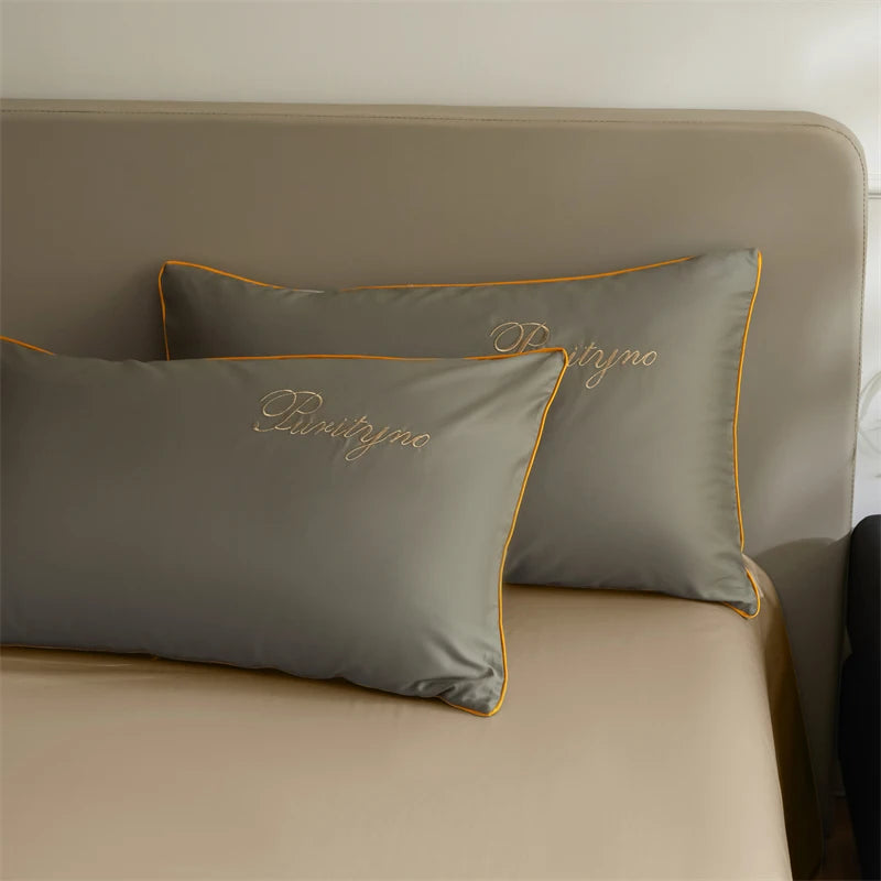 3pcs 100% Egyptian Cotton Duvet Cover Set 1pc Duvet Cover and 2pcs Pillowcases 150*200/200*230cm Single/double Queen King Size