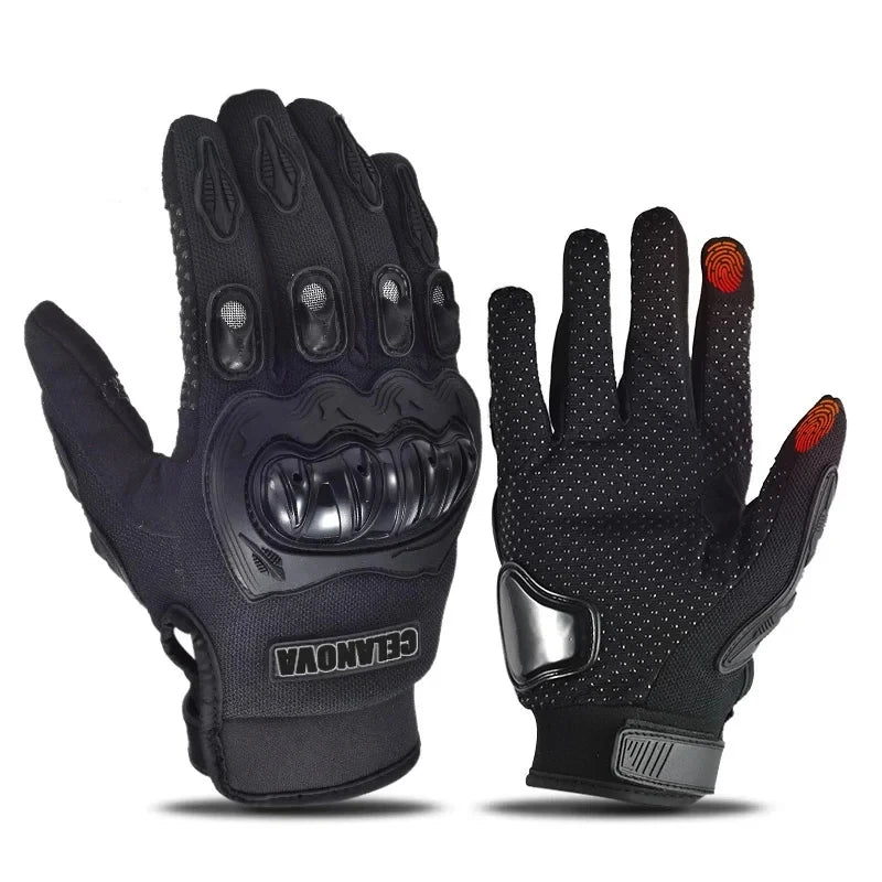 New Men Bicycle Motorcycle Gloves Hard Knuckle Touch Screen Motorbike Motocross Moto Biker Gloves Motorcycle Accessories