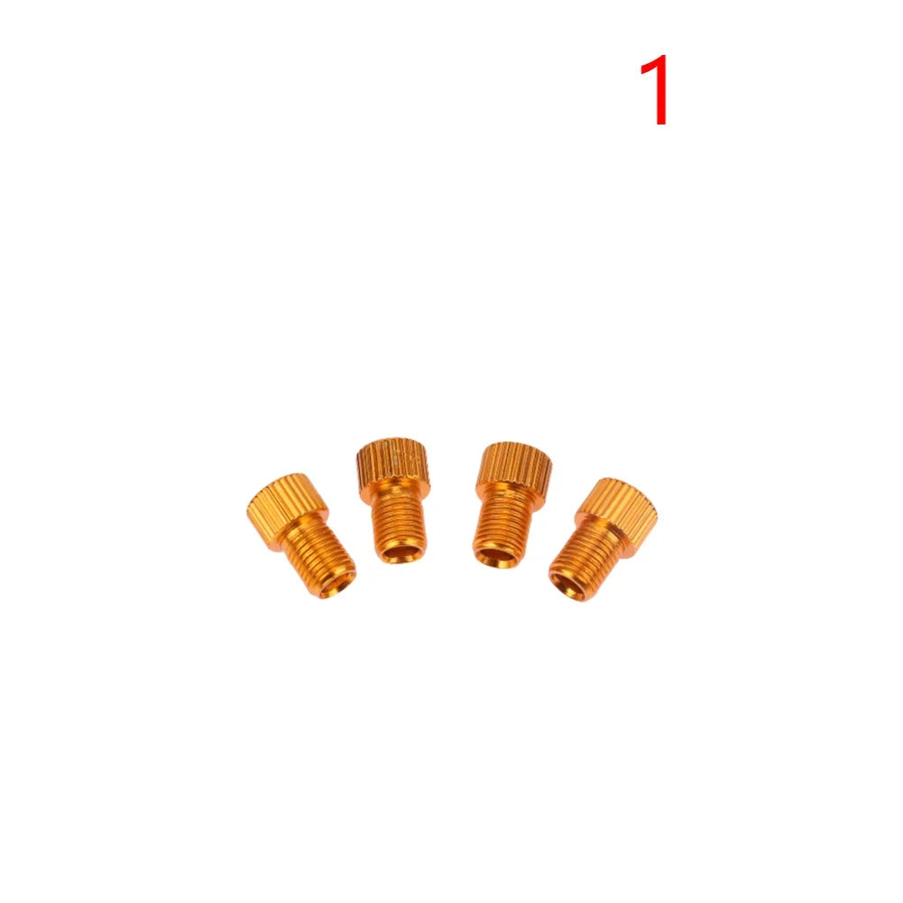 4/8Pcs Presta To Schrader Bike Valve Adapter Bicycle Tire French Valve Adapters Cycling Pump Air Nozzle Tube Tool Accessories