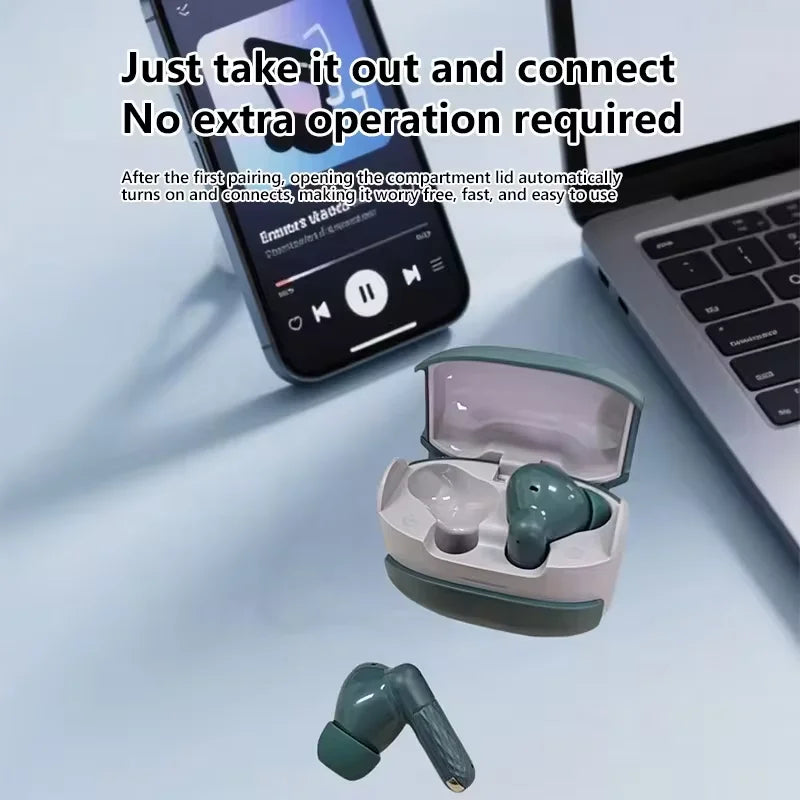 SONY Wireless Earphone Bluetooth Headphones TWS Mini Earbuds 13mm Large Horn Headphones HIFI Sound Earphones For IPhone Samsung