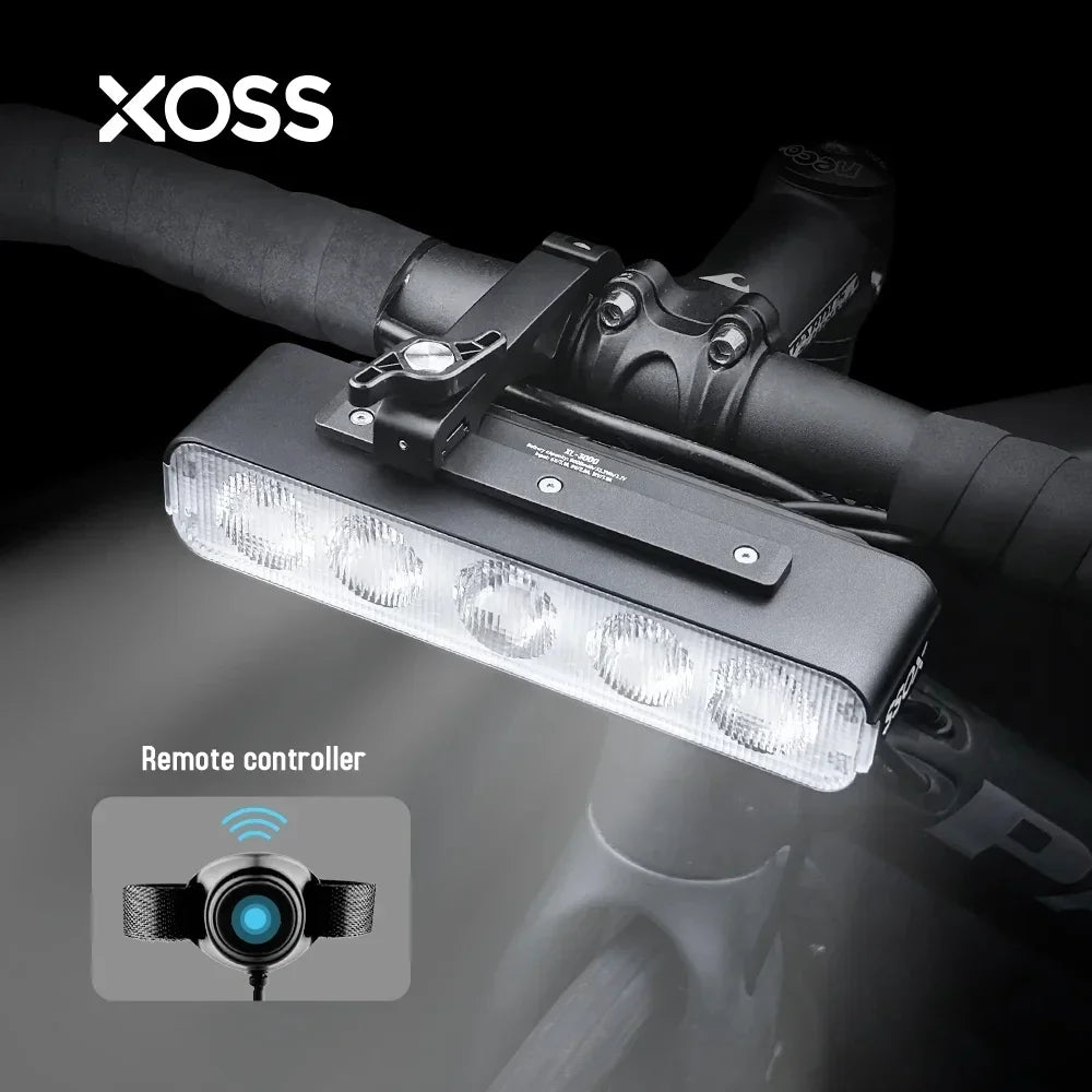 XOSS Bike Light Highlight 3000LM Bicycle Front Light Type-C MTB Road Bike Handlebar Flashlight Bicycle Accessories