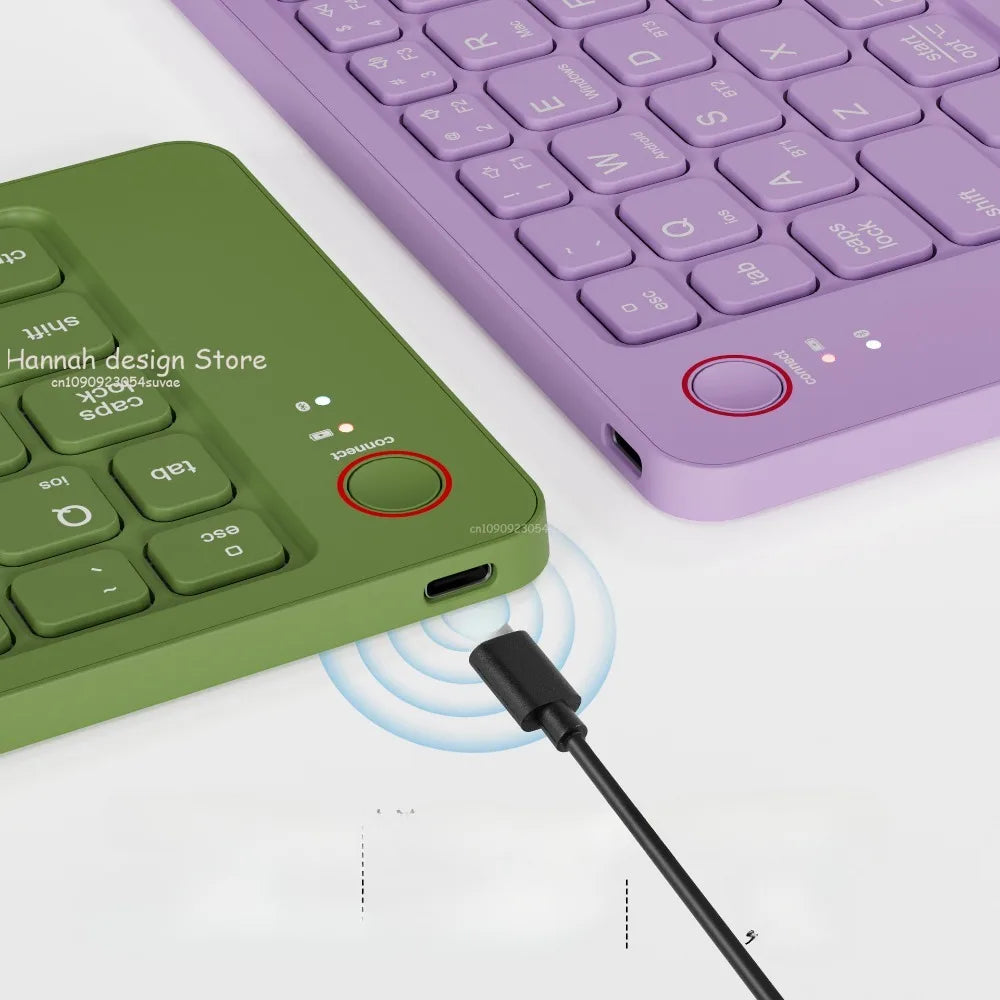 Portable Bluetooth Foldable Keyboard For IOS/Android/Windows Tablet Mobile Phone Portable Keyboard Computer Accessories