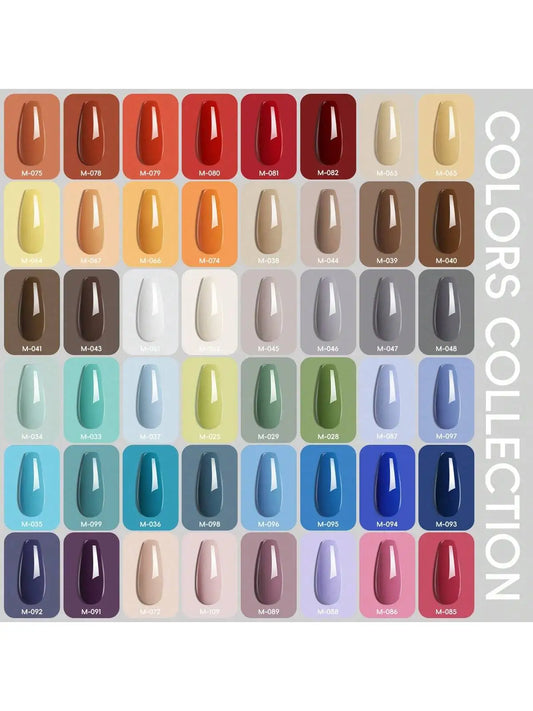 2025 New 6-Color Green Nail Gel Set - Brightening UV/LED Gel Polish Kit for Nail Salons