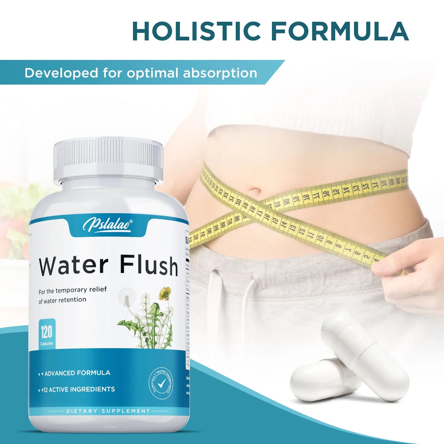 Diuretic Weight Loss Supplement - Relief Bloating, Help Eliminate Edema, Fat Burning,with Green Tea, Cranberry