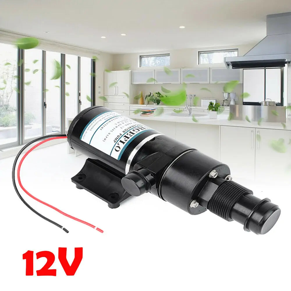 RV Macerator Pump for RVs Livestock Farms Mobile Sewage Equipment Waste Water Tank Drainage Long-distance Wastewater Treatment