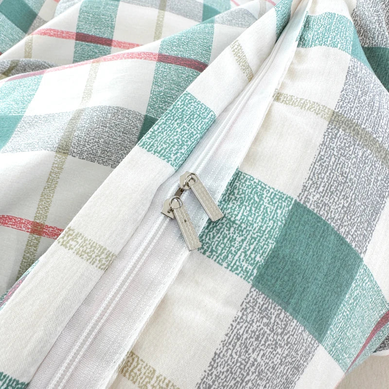 1pc 100% Pure Cotton Duvet Cover Queen/King Size Striped Quilt Cover for Double Bed housse de couette Single Bed Cover for Kids