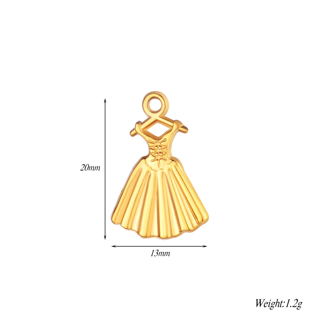 2Pcs DIY Fashion Charm Star Moon Unicorn Bear DIY Jewelry Making Supplie Stainless Steel Necklace Earring Bracelet Pendants