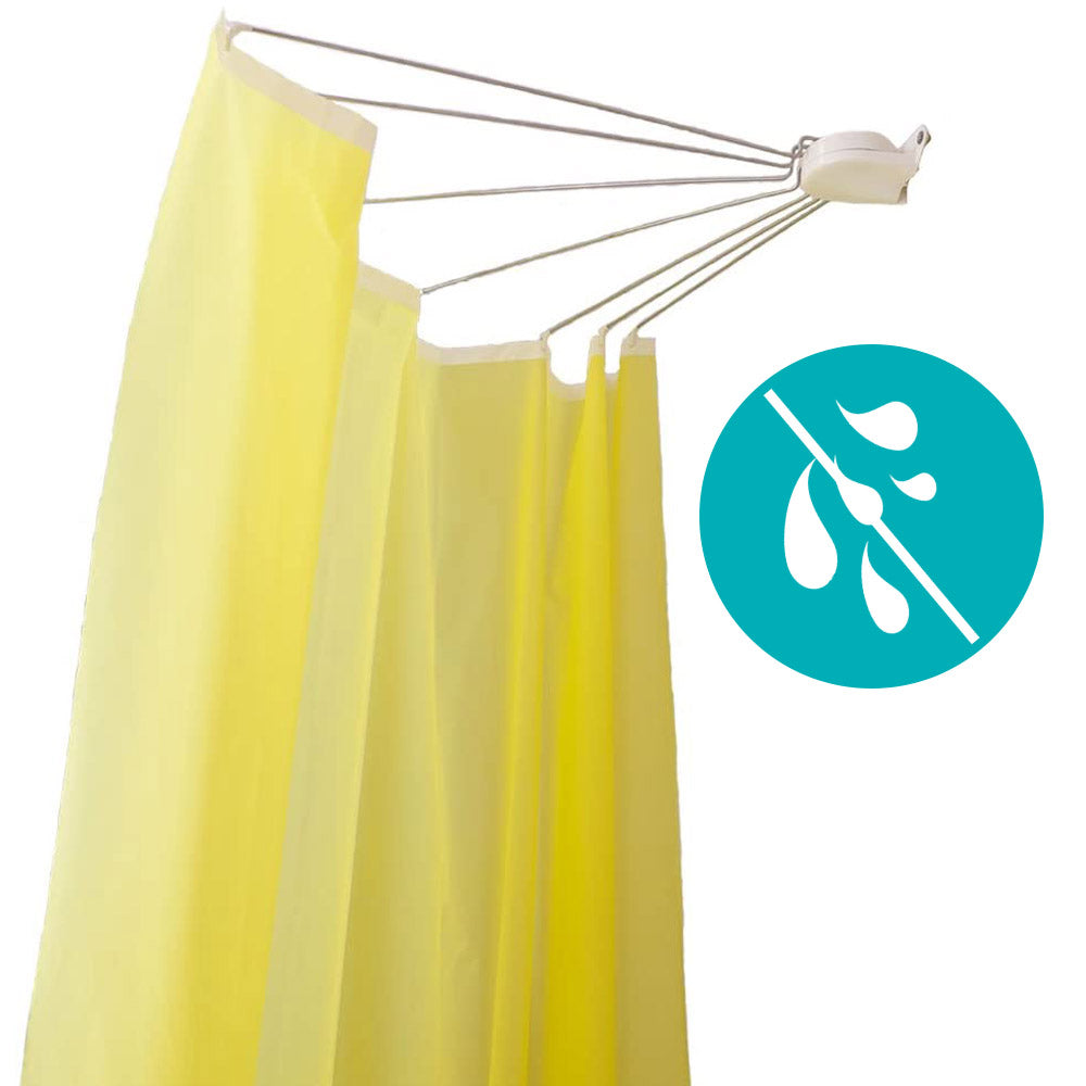 Ernyő alakú zuhanyfüggönytartó