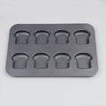 8 Cavity Toast Bread Pattern Carbon Steel Cake Mold Madeleine Muffin Cake Pan Jam Sandwich Dessert Kitchen Accessories Gadgets