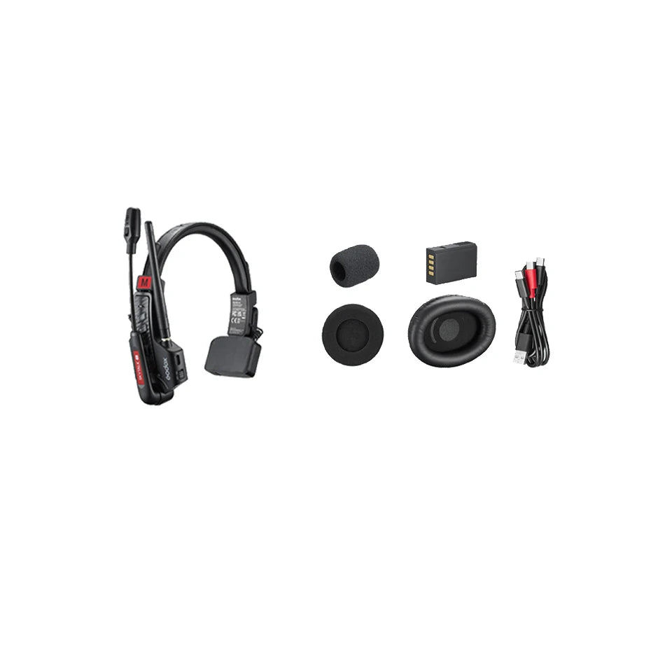 Godox SKYTALK AIR 2.4G Wireless Mic Full Duplex Intercom Real-Time Monitoring & Compact Design for Outdoor Live/Field Recording