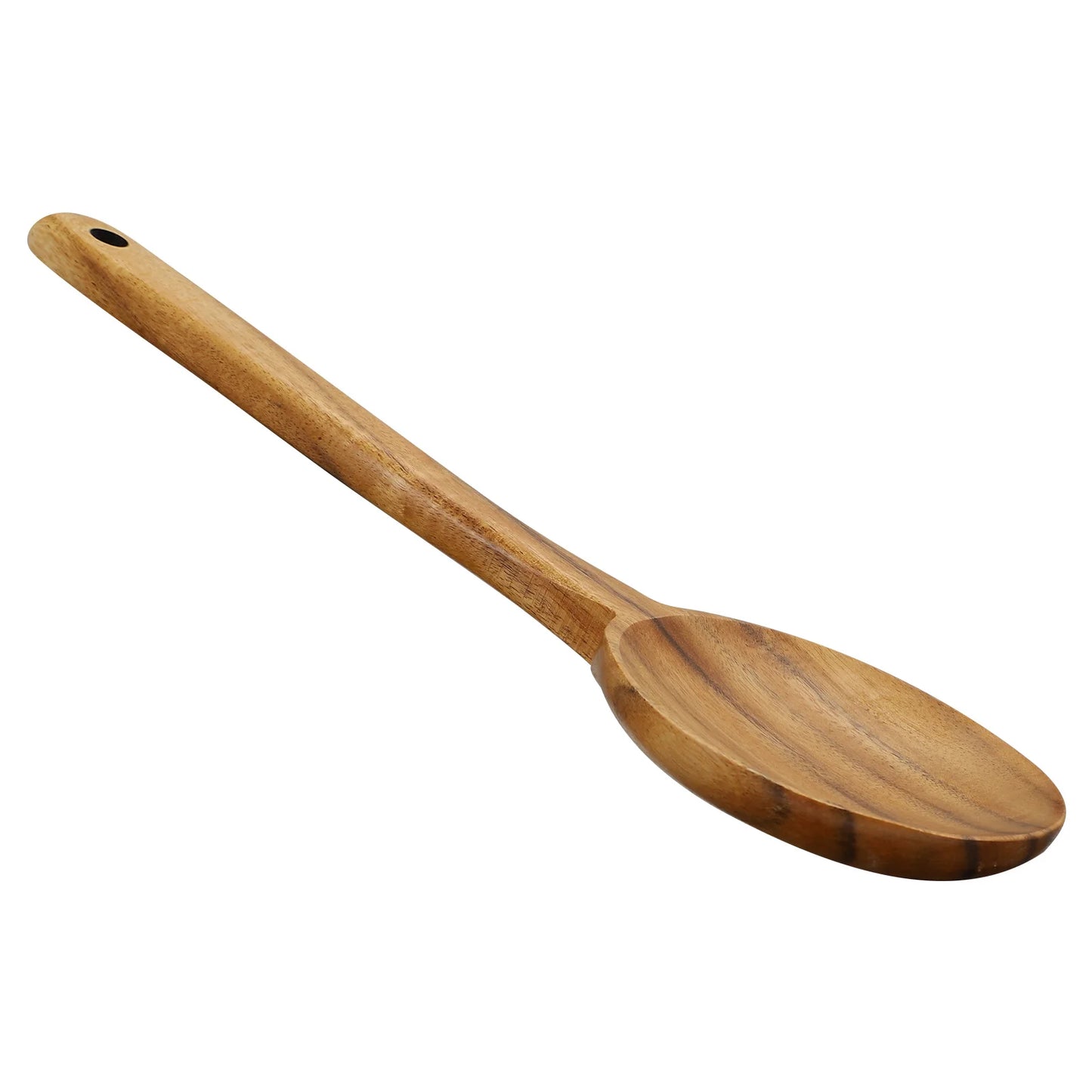 Premium Teak Wood Cooking Ladle Long Handle Soup Spoon Non-Scratch Kitchen Utensil Heat Resistant Wooden Tableware For Home
