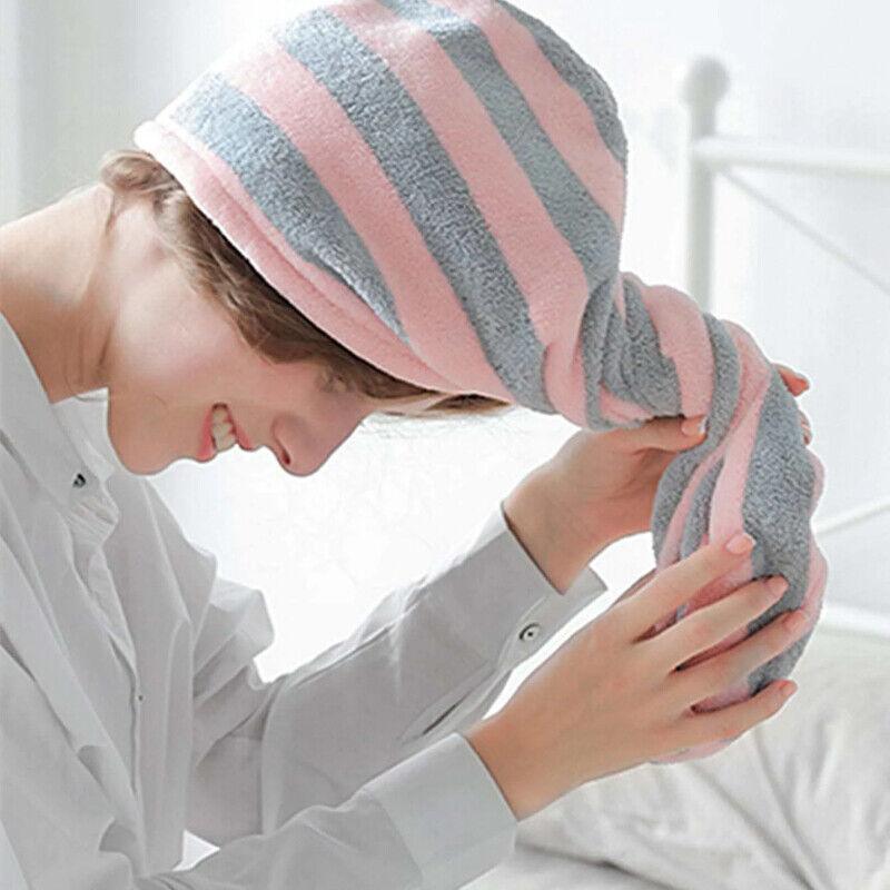 Magic Instant Dry Hair Towel Rapid Fast Drying Hair Towel Fast Absorbent Hat Cap