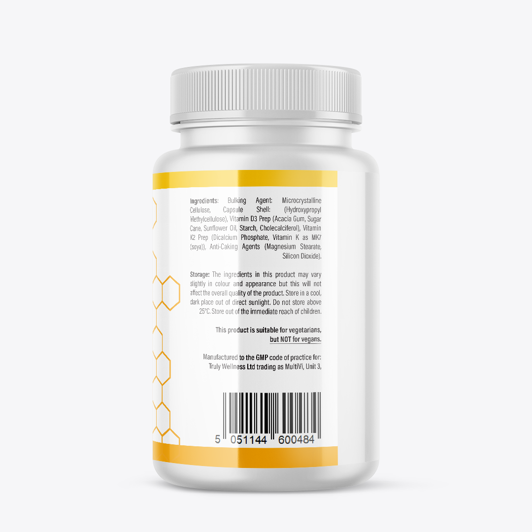 Vitamin D3 3000 IU + K2 MK-7 Supplement