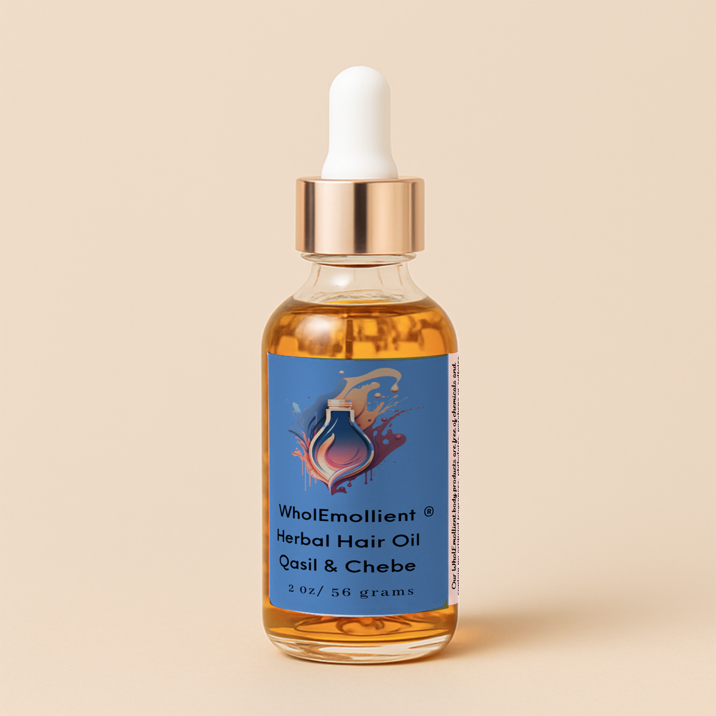 Qasil & Chebe Hair Growth Oil – Herbal Hair Oil for Textured, Curly, and Black Hair